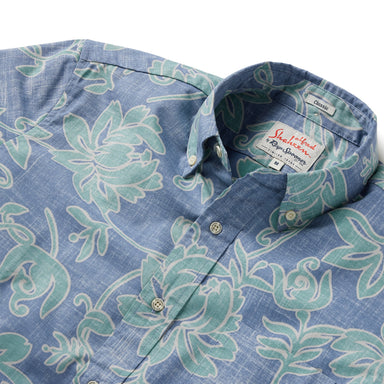 Reyn Spooner Alfred Shaheen Classic Pareau Button Front Camp Shirt    