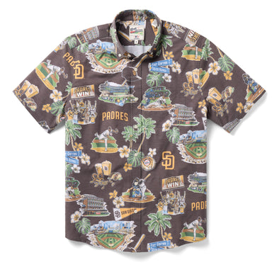 Reyn Spooner MLB® San Diego Padres Performance Button Front Scenic L 805766377768