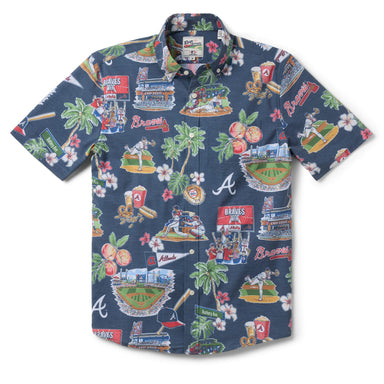 Reyn Spooner MLB® Atlanta Braves Performance Button Front Scenic XXL 805766378062