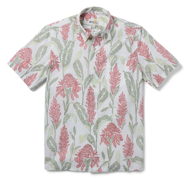 Reyn Spooner Ginger Burst Short Sleeve Camp Shirt White S 805766465311