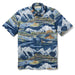 Reyn Spooner Grand Teton National Park Short Sleeve Camp Shirt Navy M 805766466738