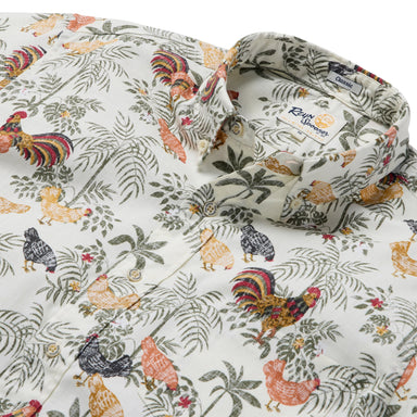 Reyn Spooner Kauai Alarm Cluck Short Sleeve Camp Shirt