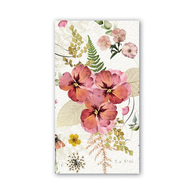Pressed Flowers Hostess Napkins