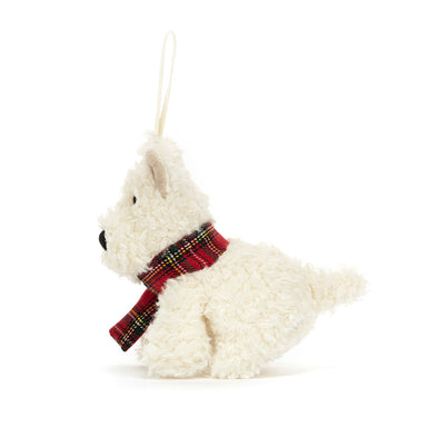 Jellycat Munro Scottie Dog Decoration    