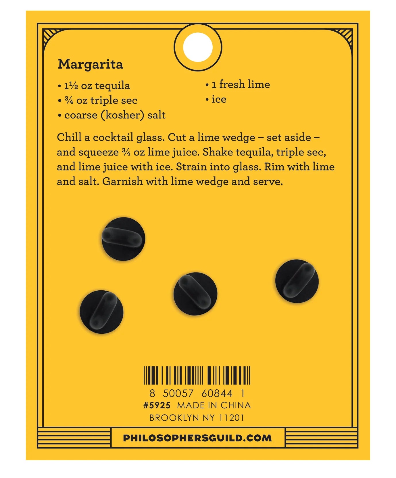 Margarita Cocktail Enamel Pin Set