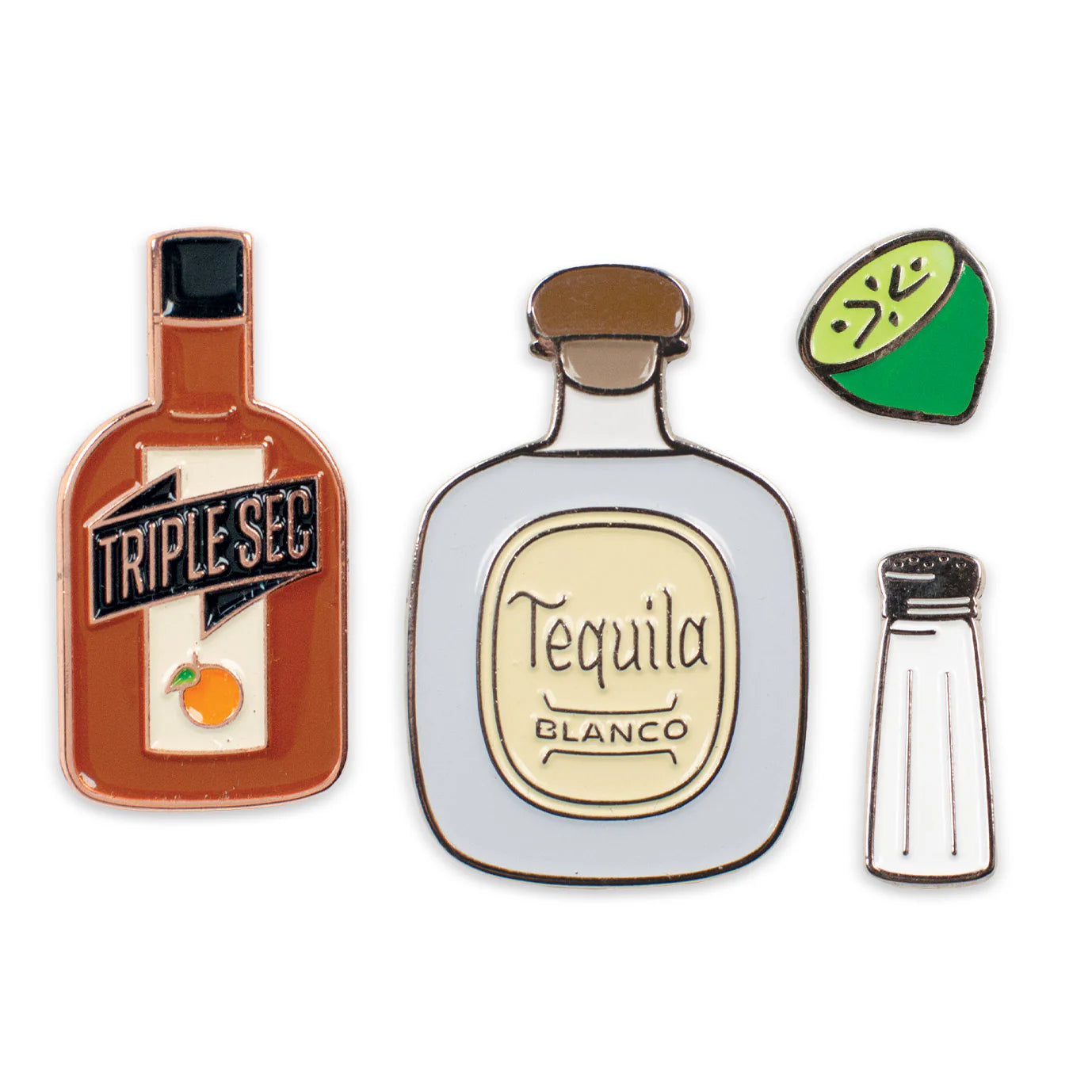 Margarita Cocktail Enamel Pin Set