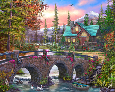 Mountain Home Sunrise 1000 Piece Puzzle
