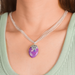 Boma Purple Turquoise Teardrop Necklace