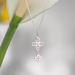 Boma Lavender Double Clover Necklace