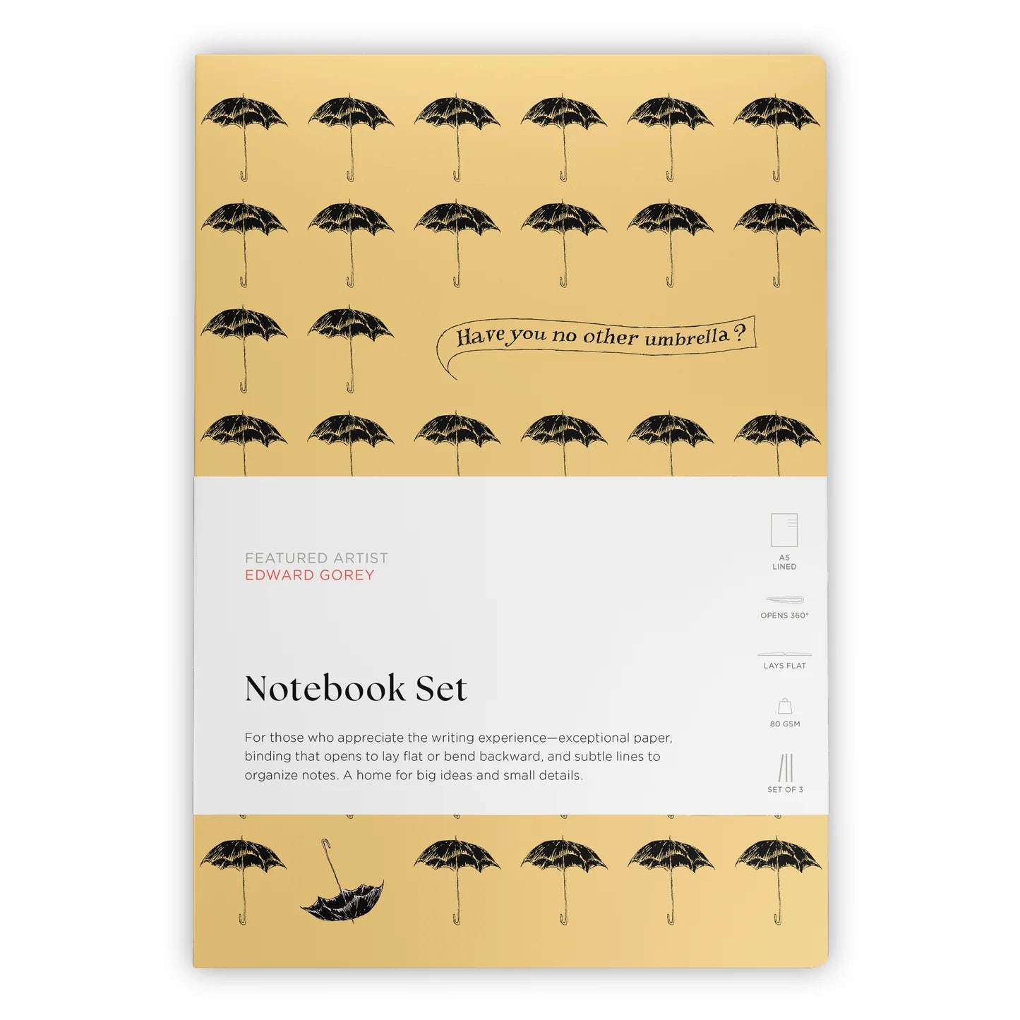 POM Edward Gorey Notebook Set