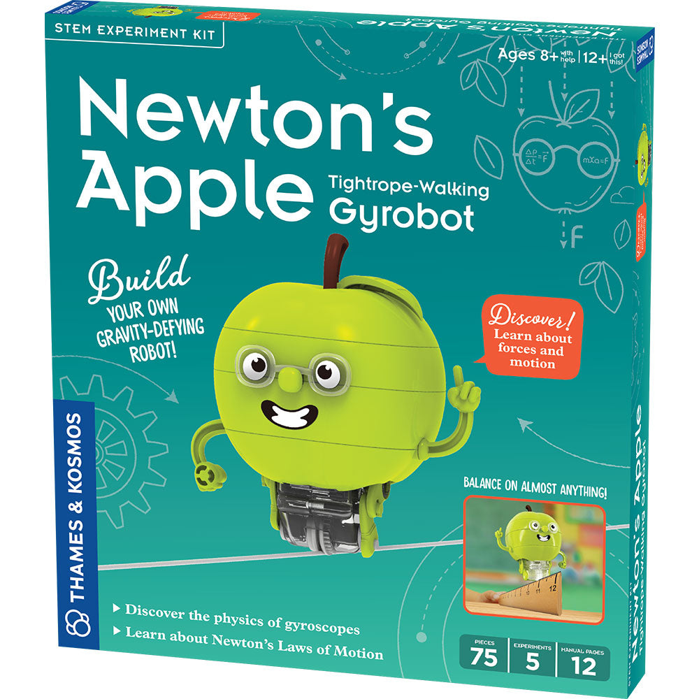 Newton's Apple Tightrope Walking Gyrobot