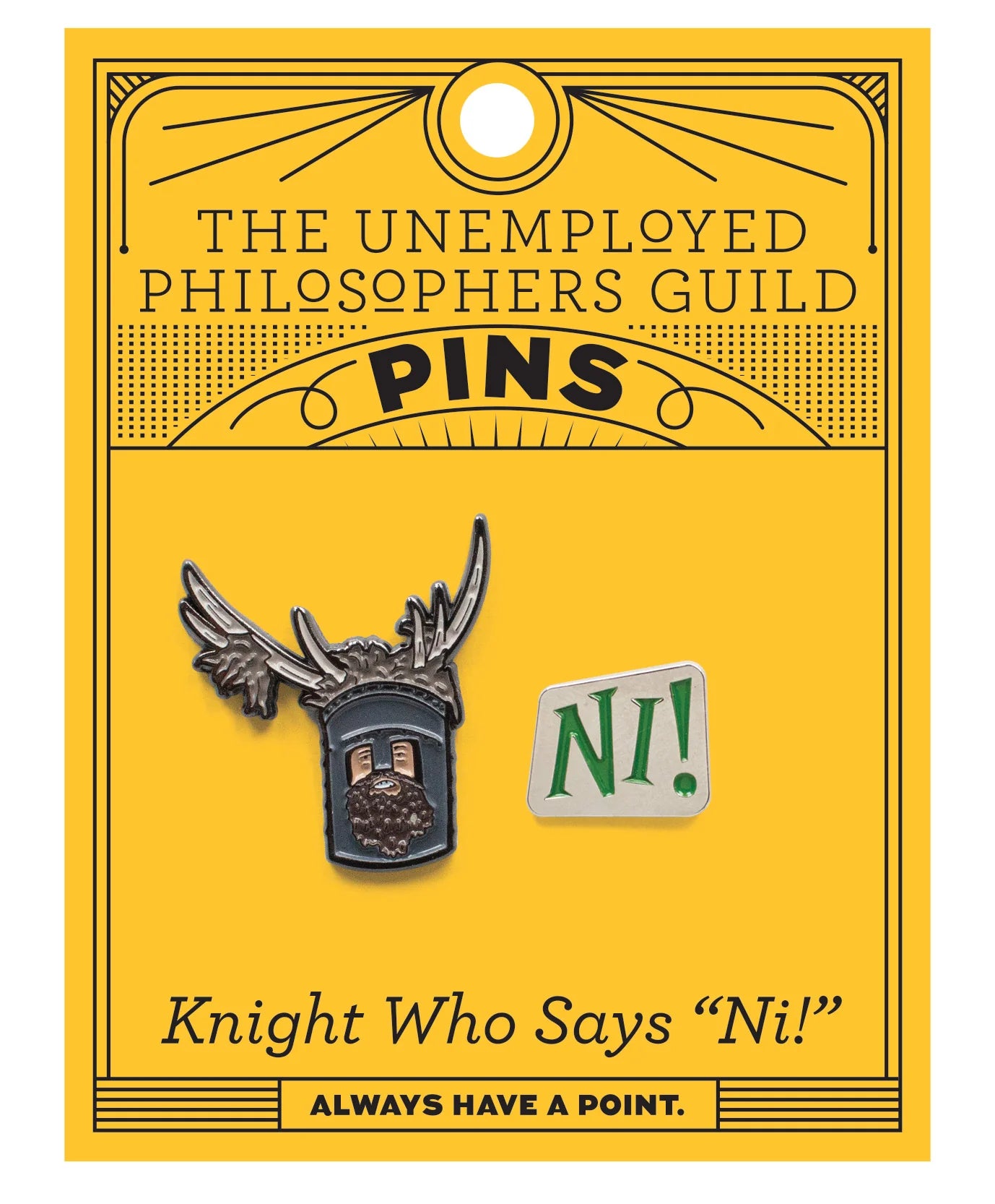 Knight Who Says "Ni" Enamel Pin Set