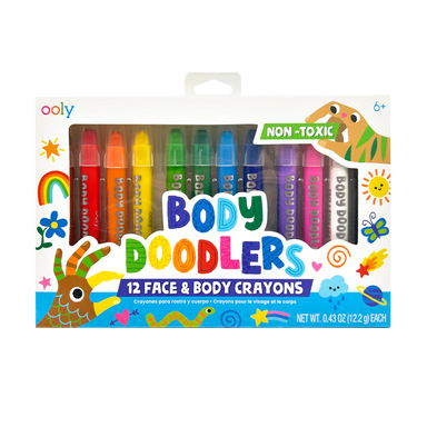 ooly Body Doodlers Face & Body Crayons