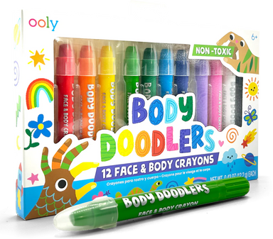 ooly Body Doodlers Face & Body Crayons