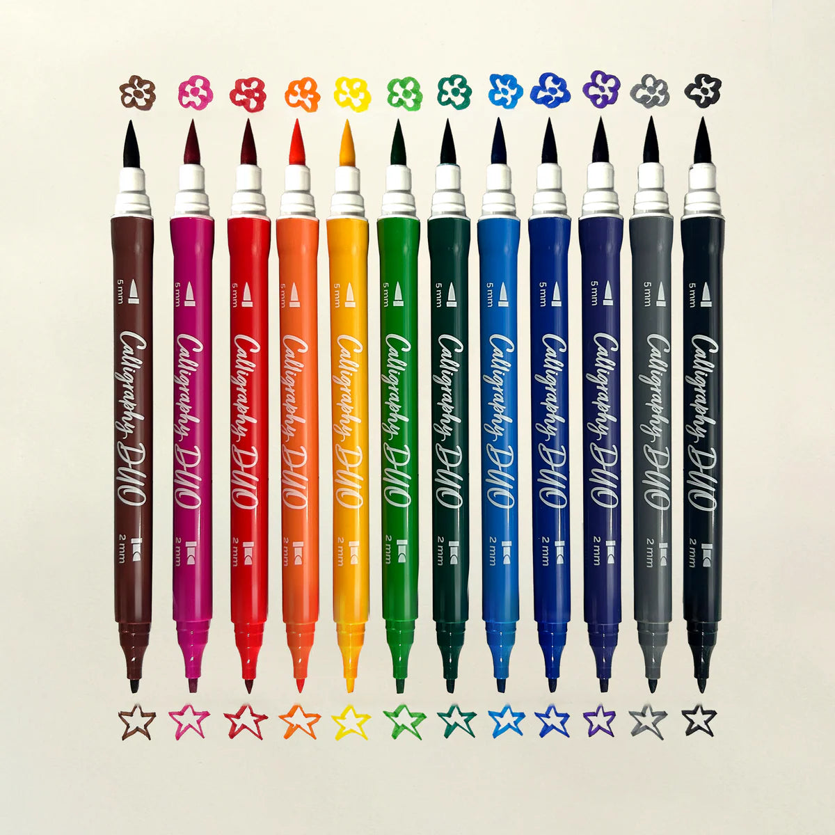 ooly Calligraphy Duo - 12 Double Ended Markers