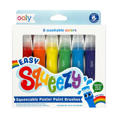 ooly Easy Squeeze Poster Paint Brushes