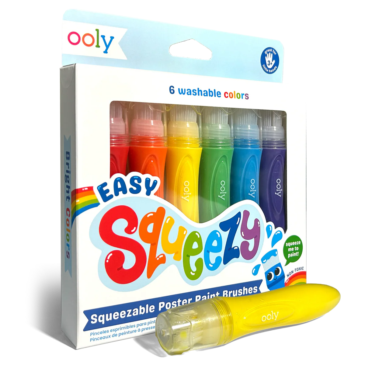 ooly Easy Squeeze Poster Paint Brushes