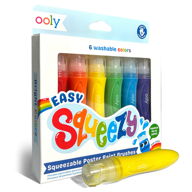 ooly Easy Squeeze Poster Paint Brushes