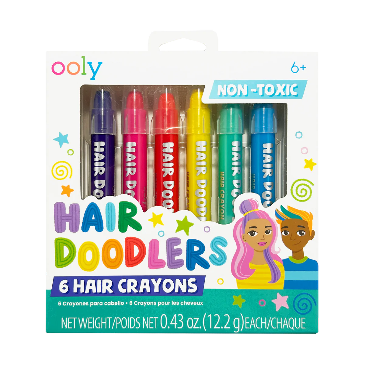 ooly Hair Doodlers Hair Crayons