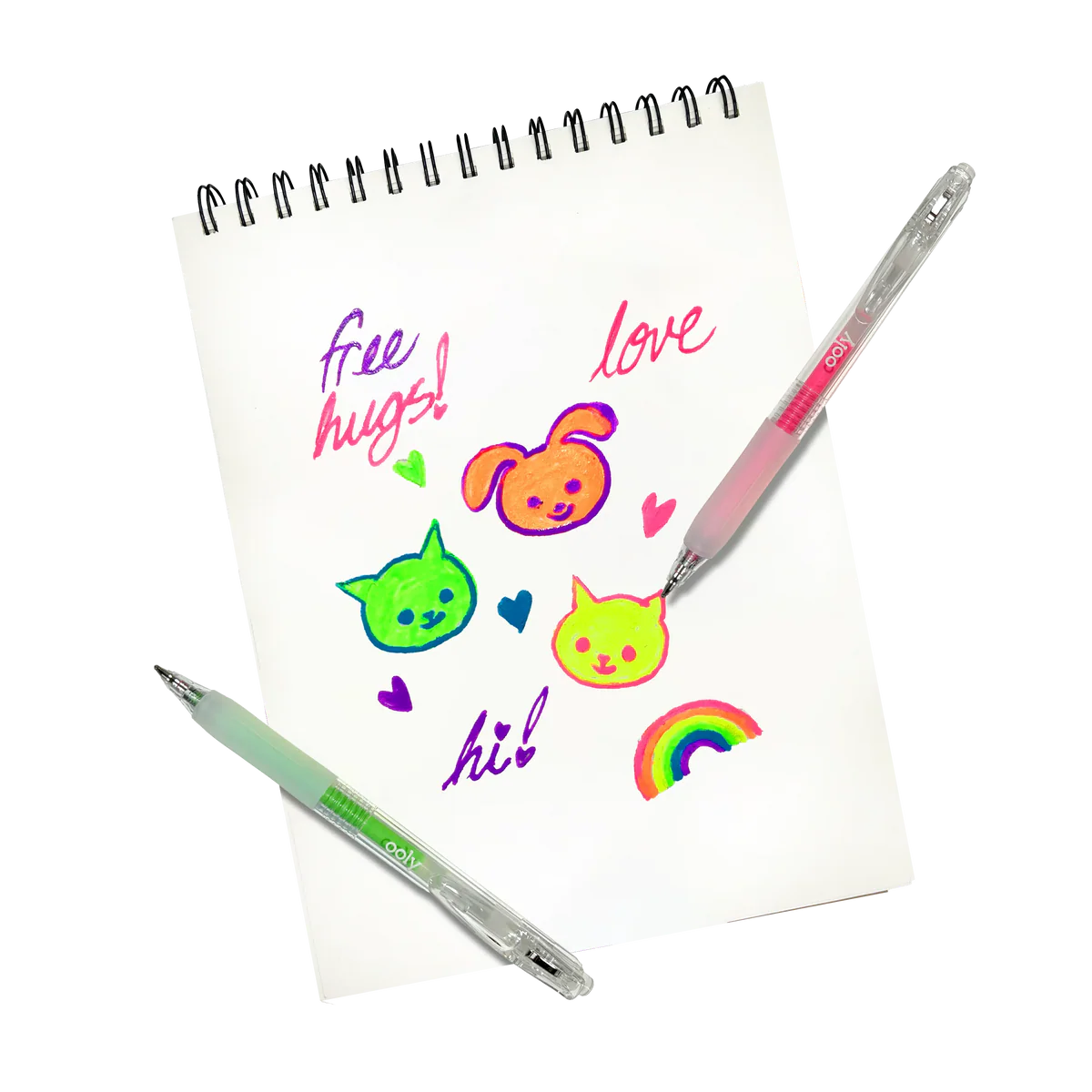 ooly Jelly Gloss Multi Surface Neon Deco Gel Pens