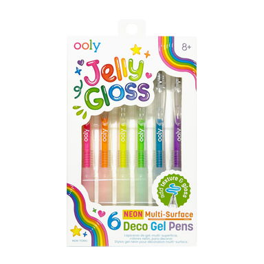 ooly Jelly Gloss Multi Surface Neon Deco Gel Pens