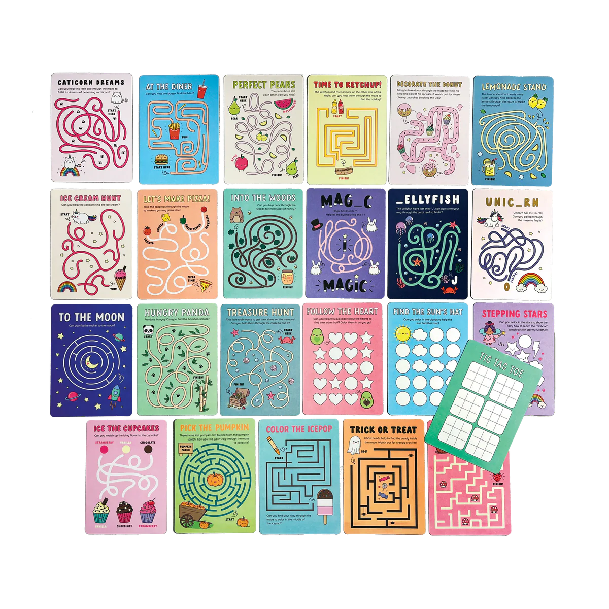 ooly Mini Mazes Activity Cards