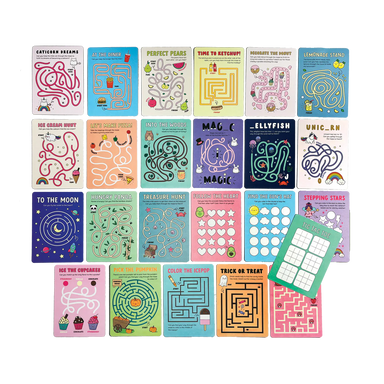 ooly Mini Mazes Activity Cards