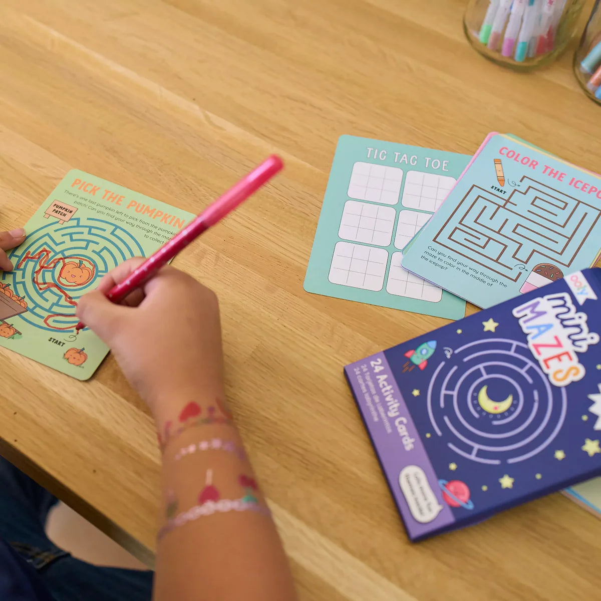 ooly Mini Mazes Activity Cards