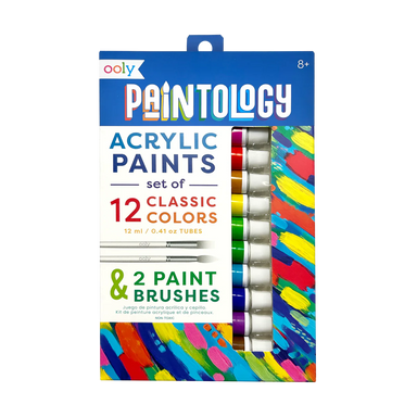 ooly Paintology Acrylic Paints - 12 Classic Colors