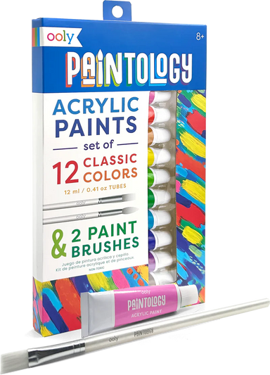ooly Paintology Acrylic Paints - 12 Classic Colors