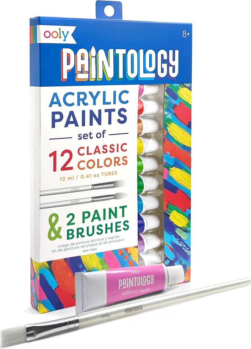 ooly Paintology Acrylic Paints - 12 Classic Colors