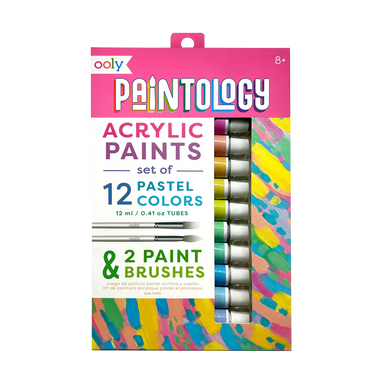 ooly Paintology Acrylic Paints - 12 Pastel Colors