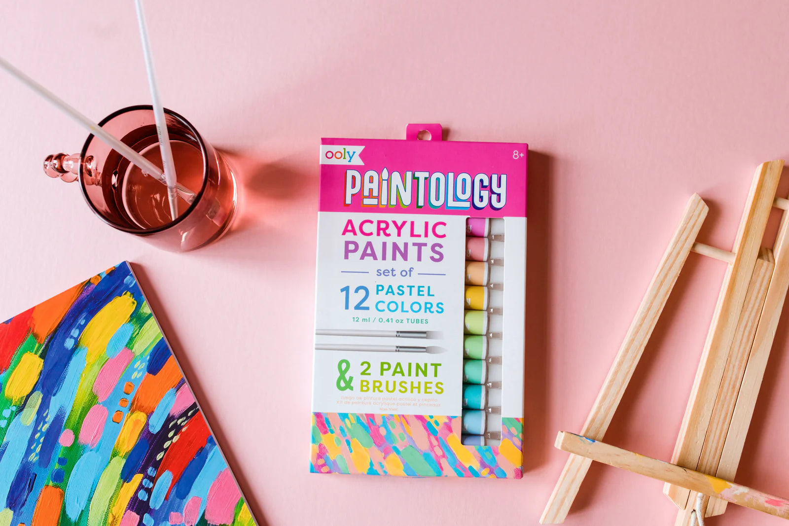 ooly Paintology Acrylic Paints - 12 Pastel Colors
