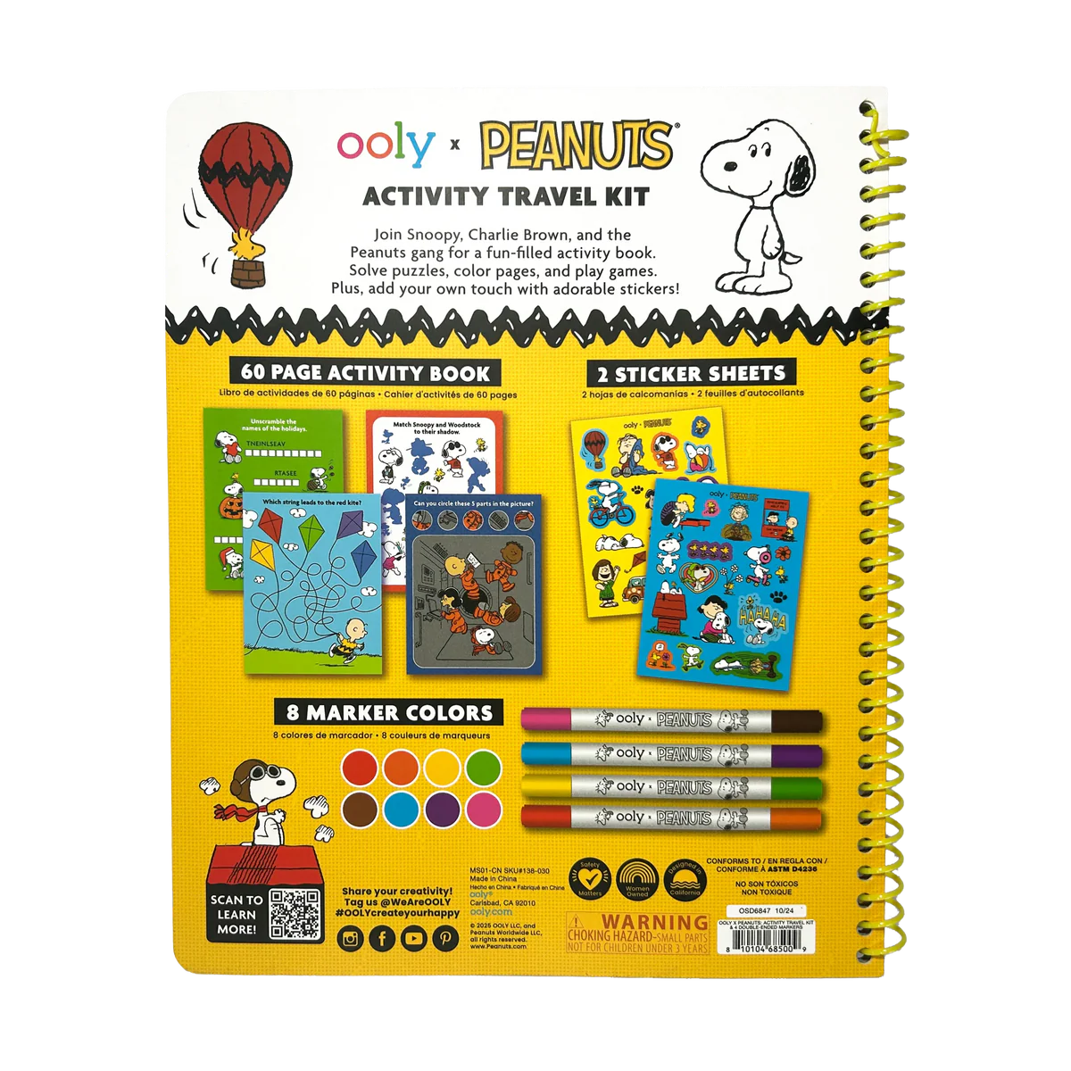 Peanuts Activity Travel Kit