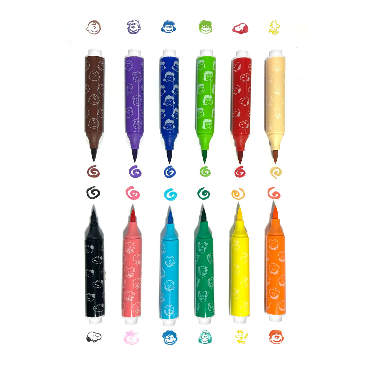 Peanuts Double Ended Brush and Stamp Markers
