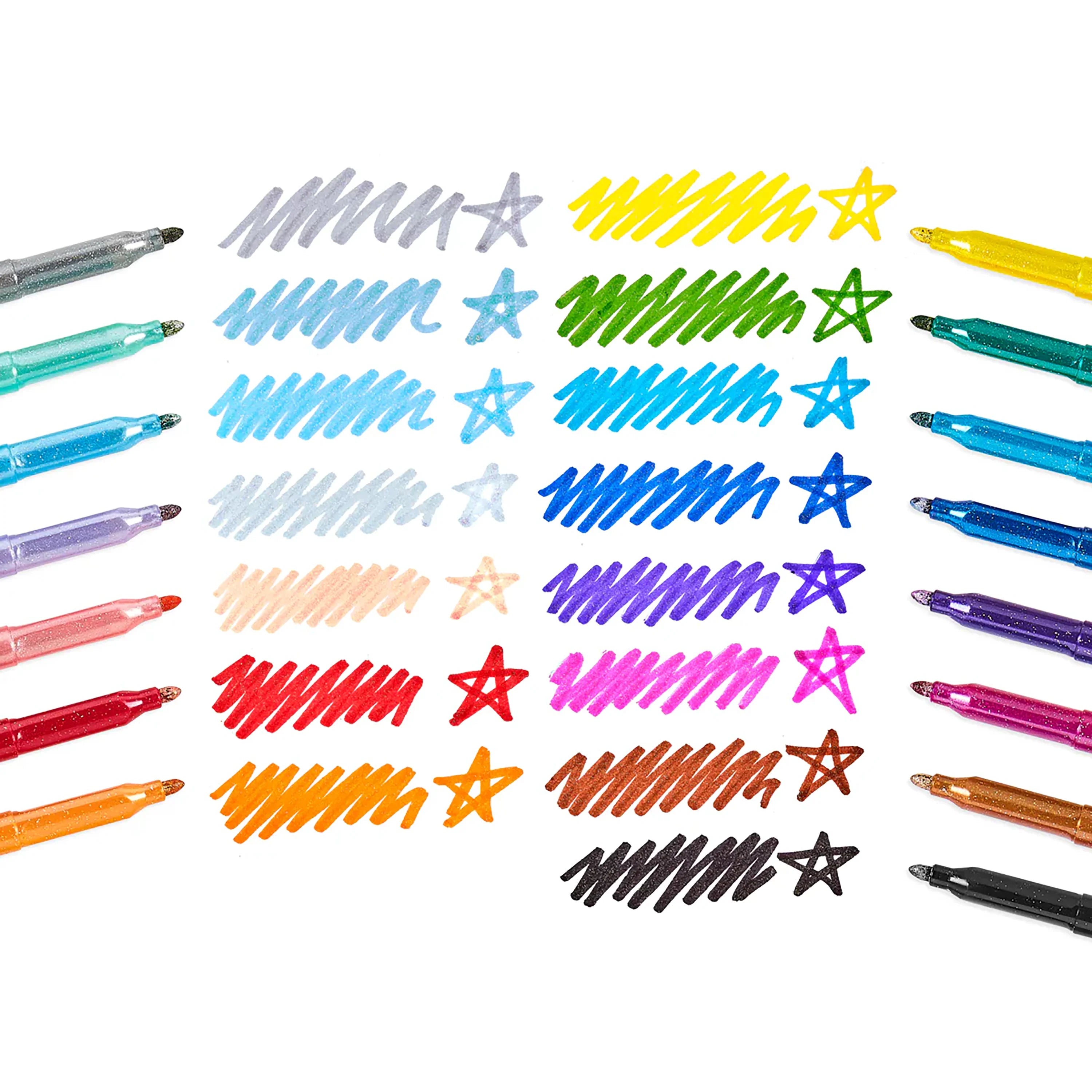 OOLY Rainbow Sparkle Glitter Markers