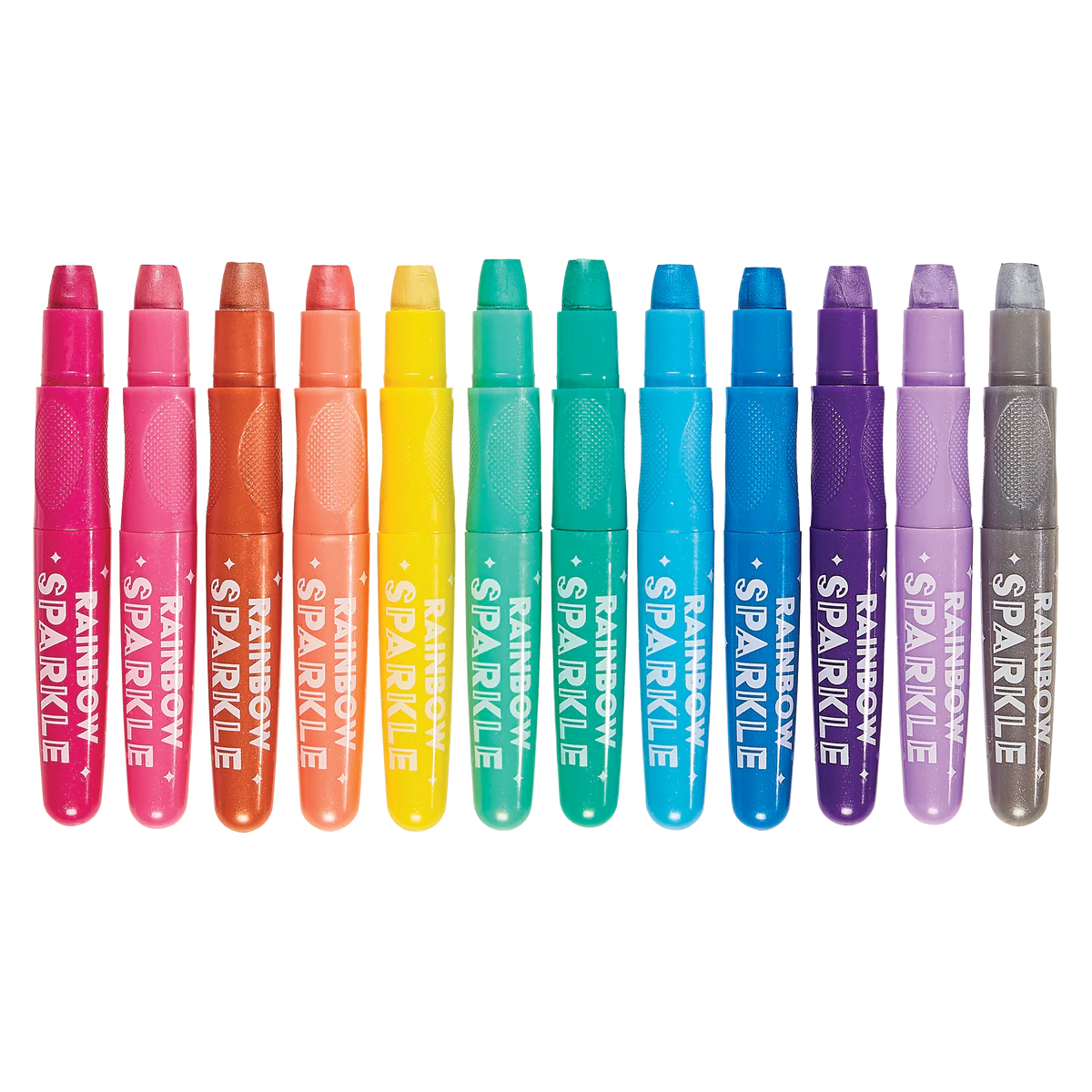 ooly Rainbow Sparkle Metallic Watercolor Gel Crayons - Set of 12