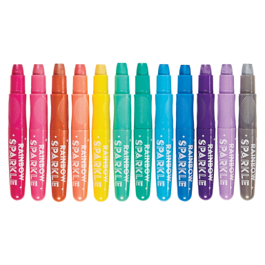 ooly Rainbow Sparkle Metallic Watercolor Gel Crayons - Set of 12
