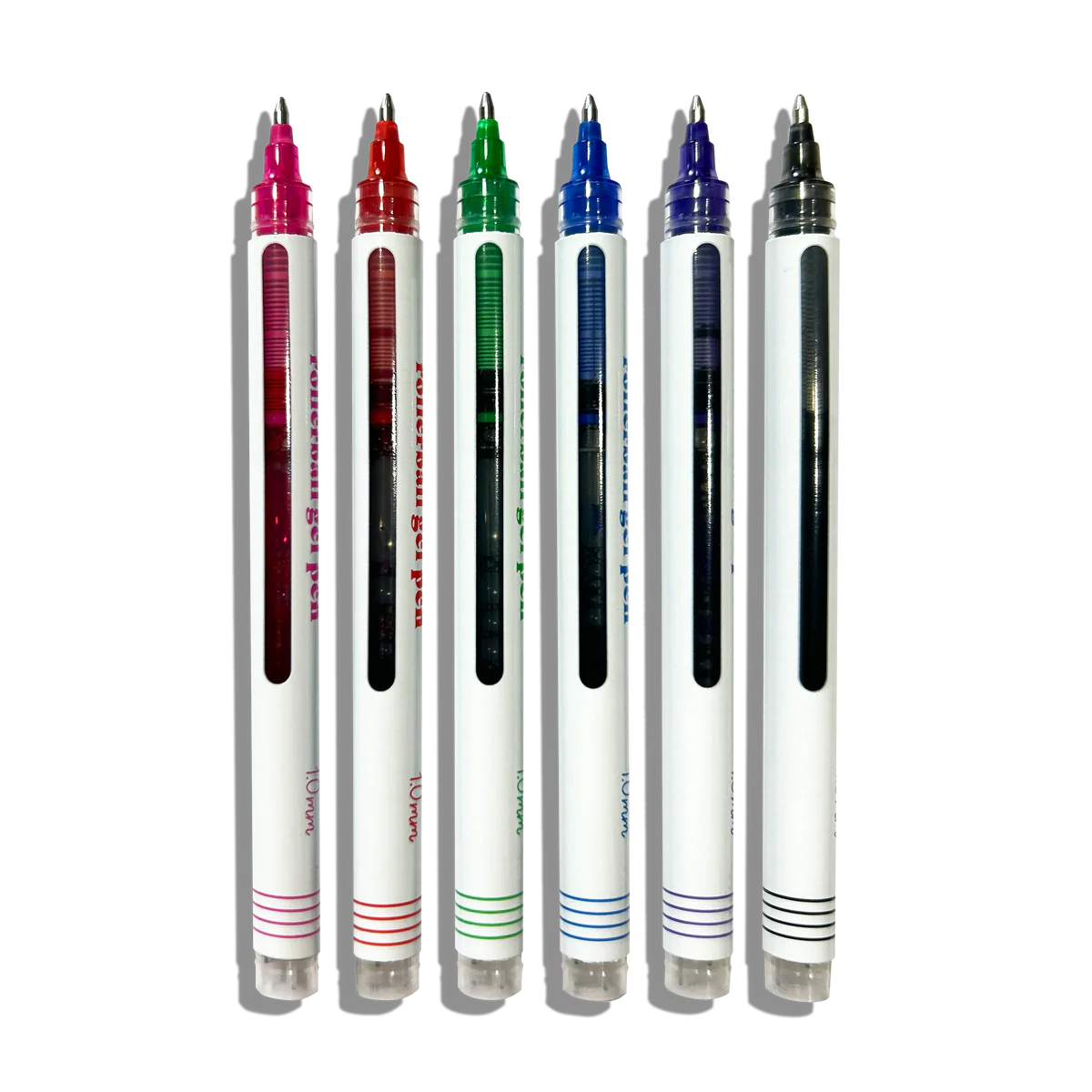 ooly Seriously Smooth Rollerball Gel Pens - Set of 6
