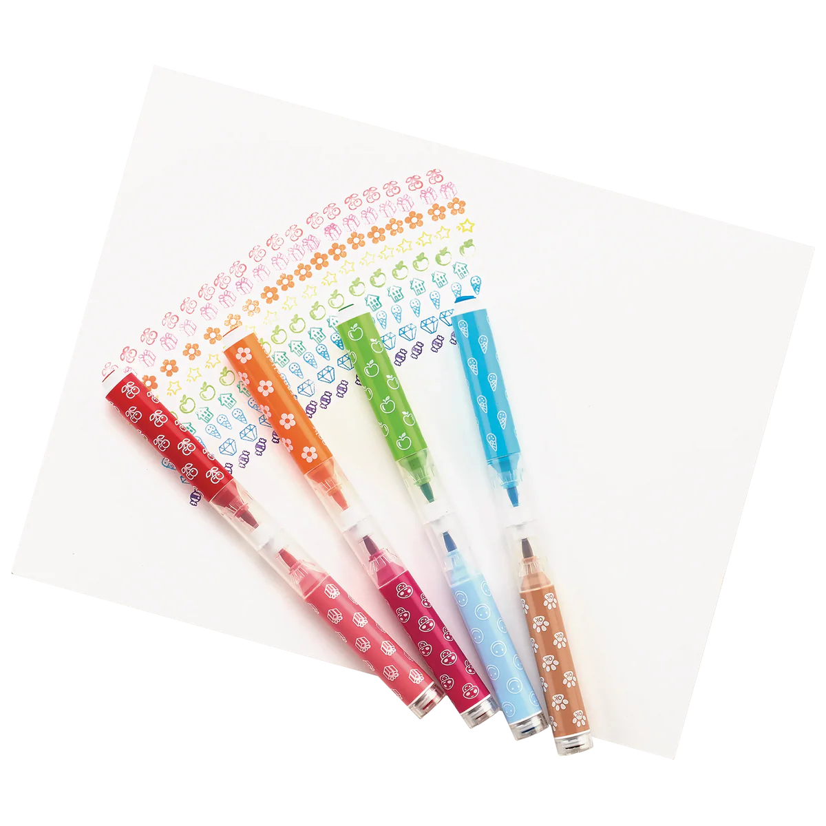 ooly Stampables Double Ended Brush and Stamp Markers