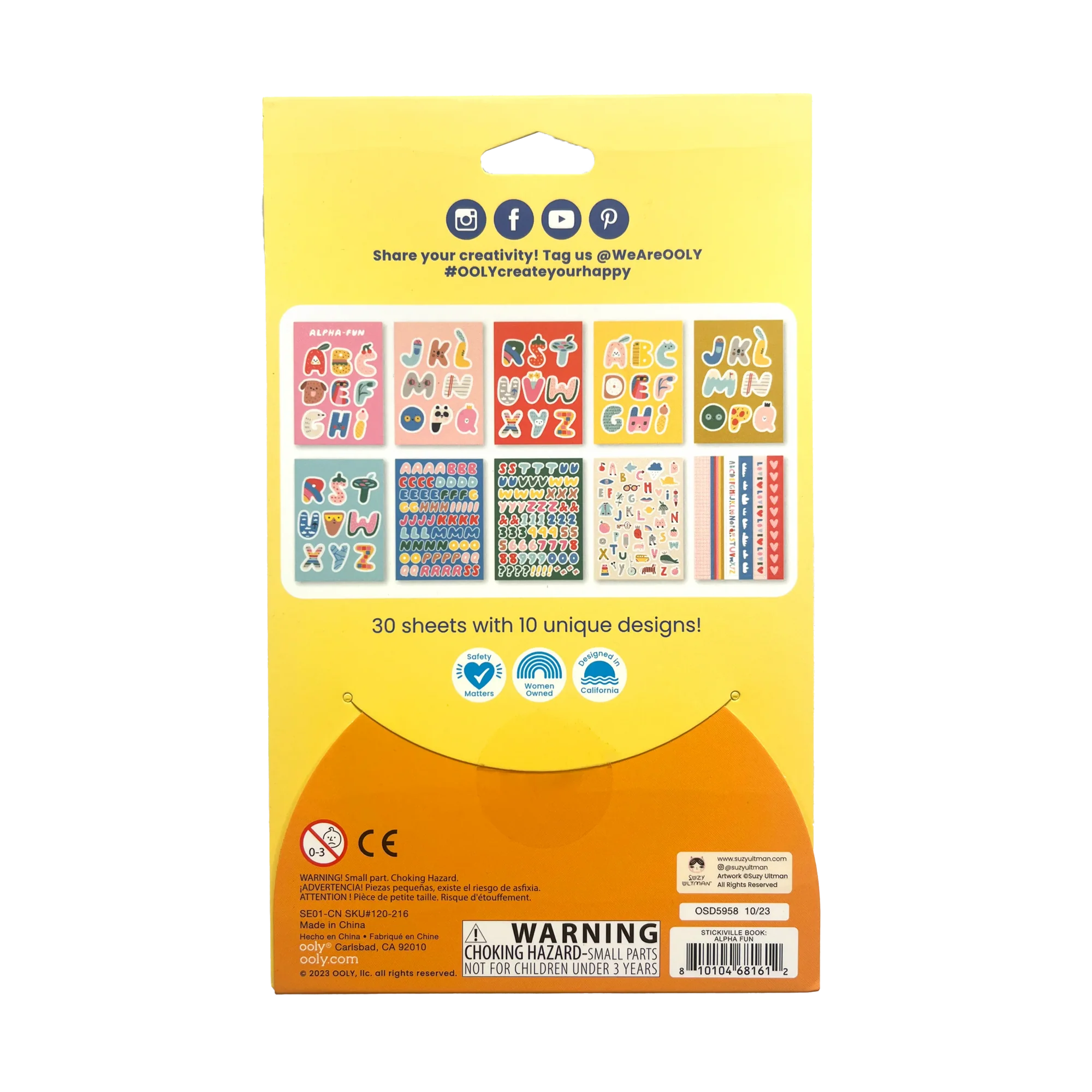 ooly A Whole Lotta Stickers! - Alphafun