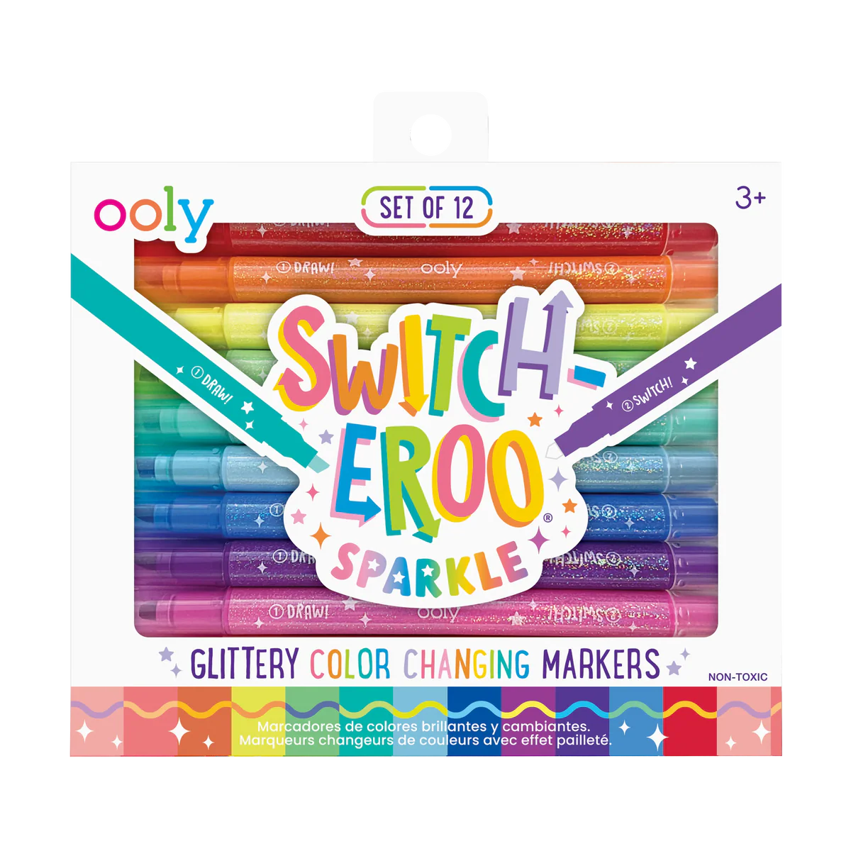 ooly Switcheroo Sparkle - Glitter Color Changing Markers