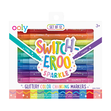 ooly Switcheroo Sparkle - Glitter Color Changing Markers