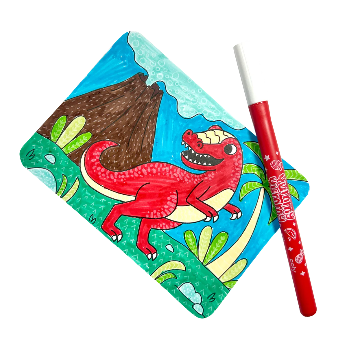 ooly Dino Tales Undercover Art Hidden Picture Coloring Pages