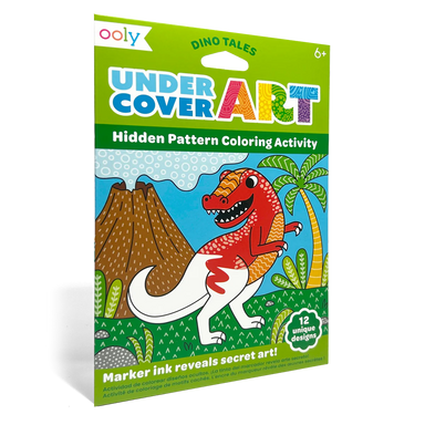 ooly Dino Tales Undercover Art Hidden Picture Coloring Pages