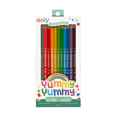 ooly Yummy Yummy 12 Fruit Scented Colored Pencils
