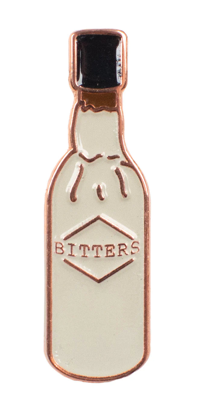 Old Fashioned Cocktail Enamel Pin Set