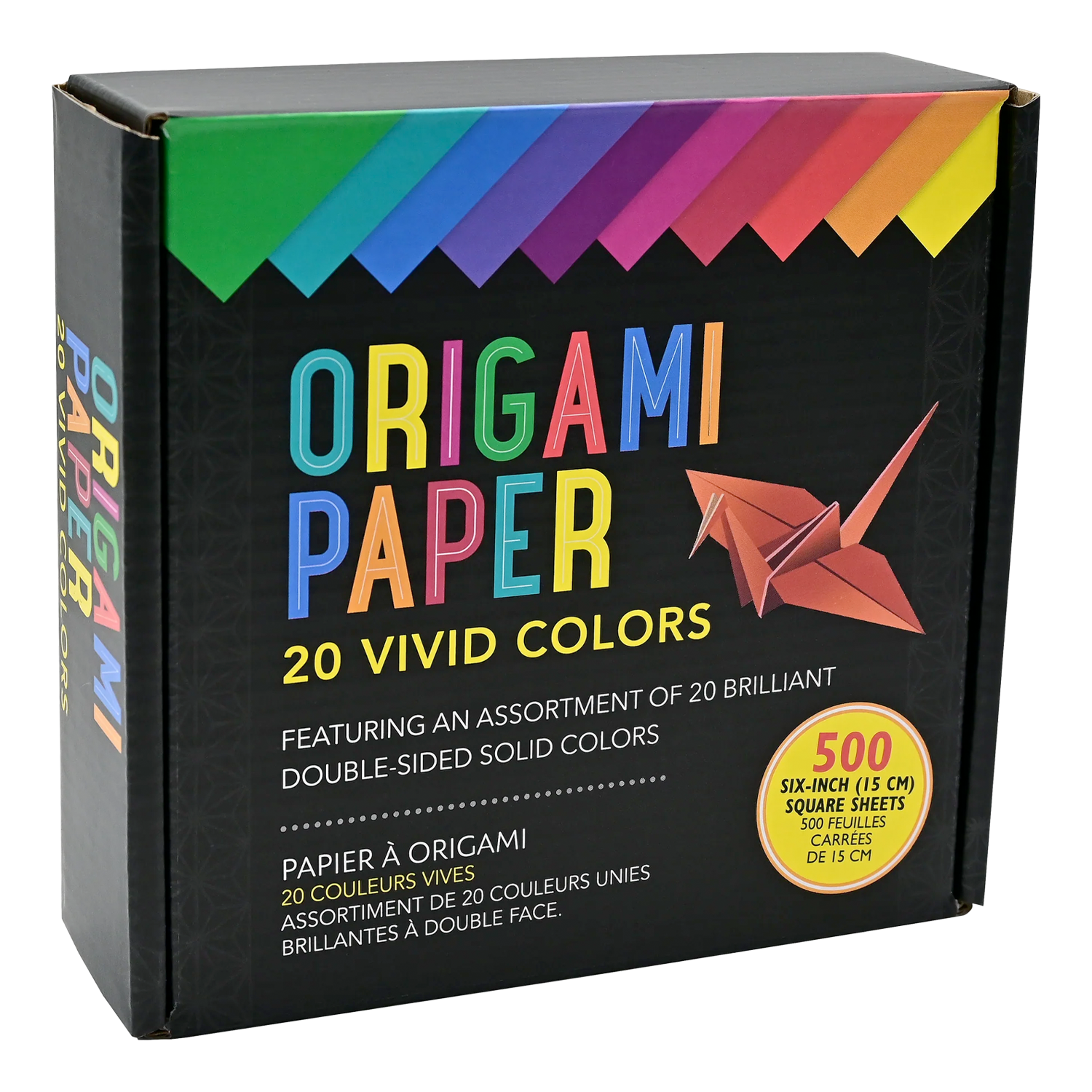 PTR Origami Paper 20 Vivid Colors (500 Sheets)