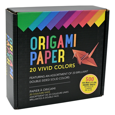 PTR Origami Paper 20 Vivid Colors (500 Sheets)