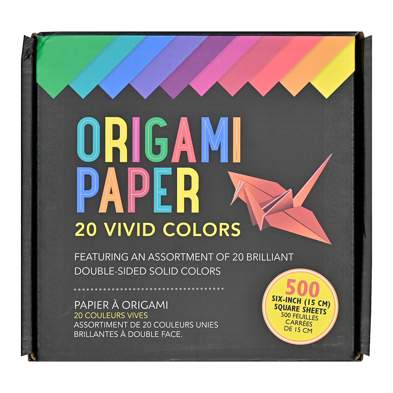 PTR Origami Paper 20 Vivid Colors (500 Sheets)